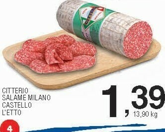 Sigma Salame milano castello offerta