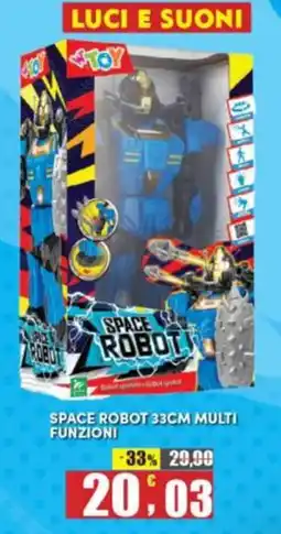 Maury's Space robot 33cm multi funzioni offerta