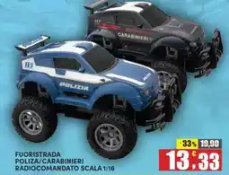 Maury's Fuoristrada poliza/carabinieri radiocomandato scala 1:16 offerta
