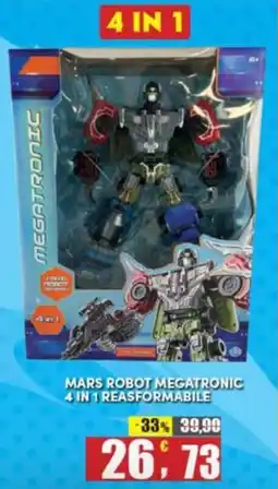 Maury's Mars robot megatronic 4 in 1 reasformabile offerta