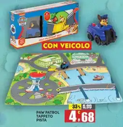 Maury's Paw patrol tappeto pista offerta