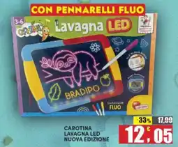 Maury's Carotina lavagna LED nuova edizione offerta