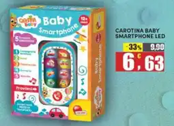 Maury's Carotina baby smartphone LED offerta