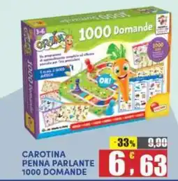 Maury's Carotina penna parlante 1000 domande offerta