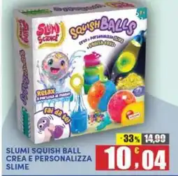 Maury's Slumi squish ball crea e personalizza slime offerta