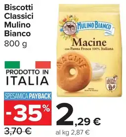 Carrefour Market Biscotti Classici Mulino Bianco offerta