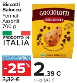Carrefour Market Biscotti Balocco offerta