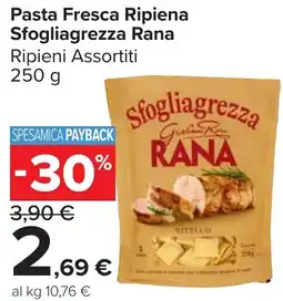 Carrefour Market Pasta Fresca Ripiena Sfogliagrezza Rana offerta