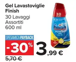 Carrefour Market Gel Lavastoviglie Finish offerta