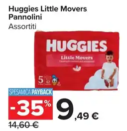 Carrefour Market Huggies Little Movers Pannolini offerta