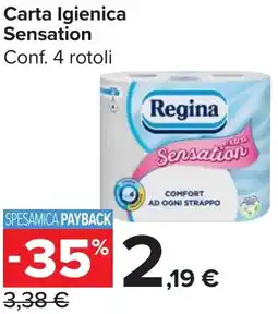 Carrefour Market Carta Igienica Sensation offerta