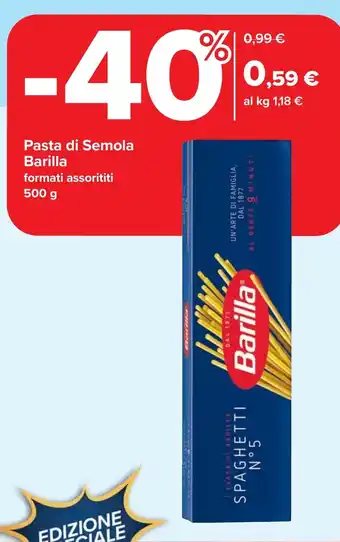 Pasta di Semola Barilla