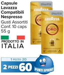 Carrefour Market Capsule Lavazza Compatibili Nespresso offerta