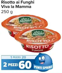 Carrefour Market Risotto ai Funghi Viva la Mamma offerta