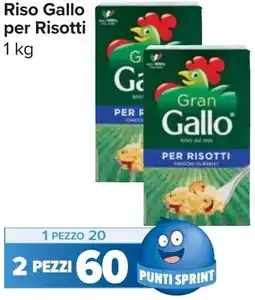 Carrefour Market Riso Gallo per Risotti offerta