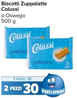 Carrefour Market Biscotti Zuppalatte Colussi offerta