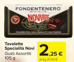 Carrefour Market Tavolette Specialità Novi offerta