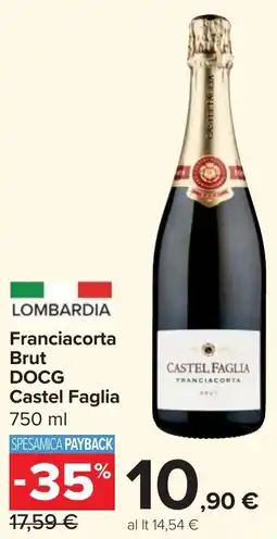 Carrefour Market Franciacorta Brut DOCG Castel Faglia offerta