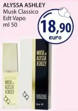 Acqua & Sapone ALYSSA ASHLEY Musk Classico Edt Vapo offerta