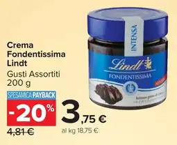 Carrefour Market Crema Fondentissima Lindt offerta