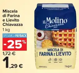 Carrefour Market Miscela di Farina e Lievito Chiavazza offerta