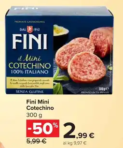 Carrefour Market Fini Mini Cotechino offerta