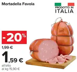 Carrefour Mortadella Favola offerta