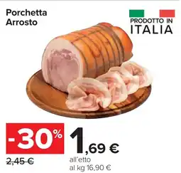 Carrefour Porchetta Arrosto offerta