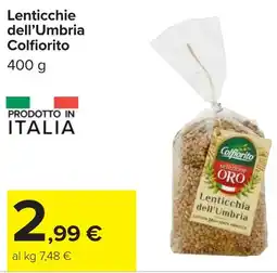 Carrefour Lenticchie dell'Umbria Colfiorito offerta