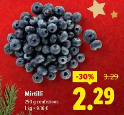 Lidl Mirtilli offerta