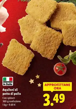 Lidl Aquiloni di petto di pollo offerta