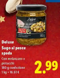 Lidl Deluxe Sugo al pesce spada offerta