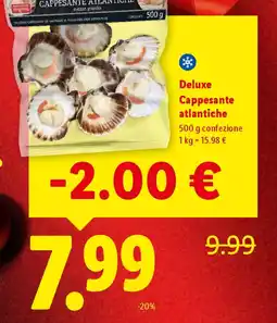 Lidl Deluxe Cappesante atlantiche offerta