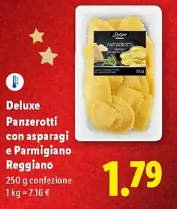 Lidl Deluxe Panzerotti con asparagi e Parmigiano Reggiano offerta