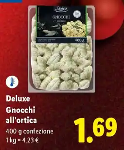 Lidl Deluxe Gnocchi all'ortica offerta