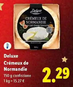 Lidl Deluxe Deluxe Crémeux de Normandie offerta
