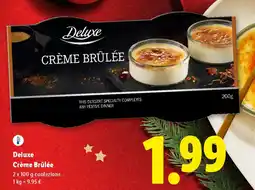 Lidl Deluxe Crème Brûlée offerta