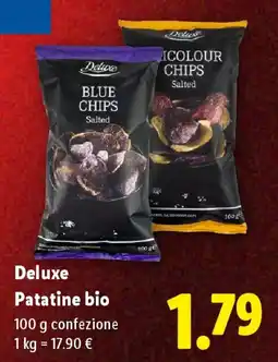 Lidl Deluxe Patatine bio offerta