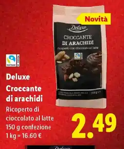 Lidl Deluxe Croccante di arachidi offerta
