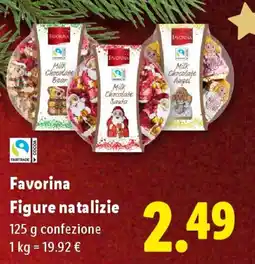 Lidl Favorina Figure natalizie offerta