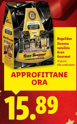 Lidl Regalidea Strenna natalizia Gran Gourmet offerta