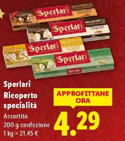Lidl Sperlari Ricoperto specialità offerta