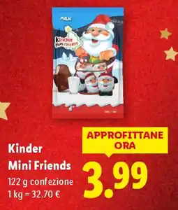 Lidl Kinder Mini Friends offerta