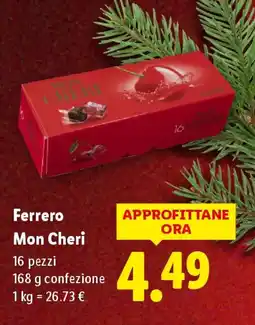Lidl Ferrero Mon Cheri offerta