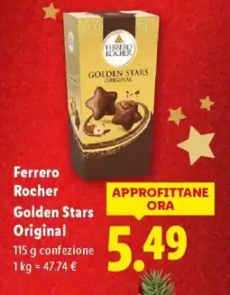 Lidl Ferrero Rocher Golden Stars Original offerta