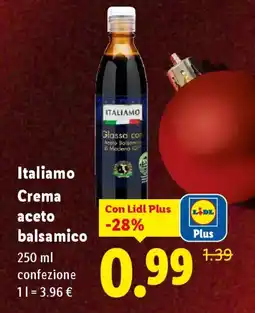 Lidl Italiamo Crema aceto balsamico offerta