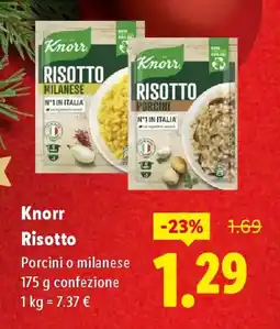 Lidl Knorr Risotto offerta