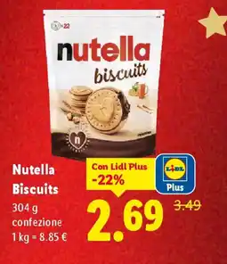Lidl Nutella Biscuits offerta