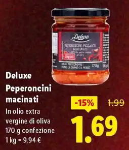 Lidl Deluxe Peperoncini macinati offerta
