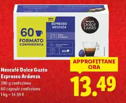 Lidl Nescafé Dolce Gusto Espresso Ardenza offerta